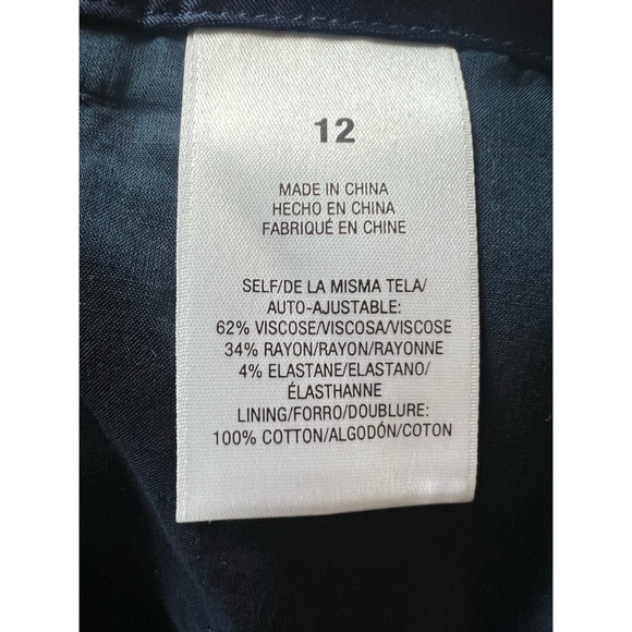 New Favorite Daughter Anthropologie Navy Pants Size 12 - Picture 8 of 9
